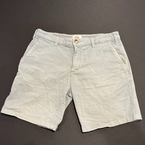 Marine Layer Men’s Light Blue Casual Shorts Size 32 Summer Cotton Stretch